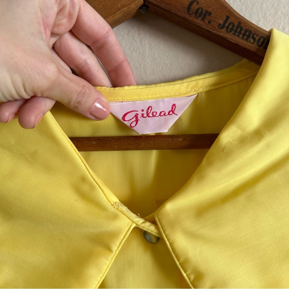 Vintage Yellow Housedress - image 3